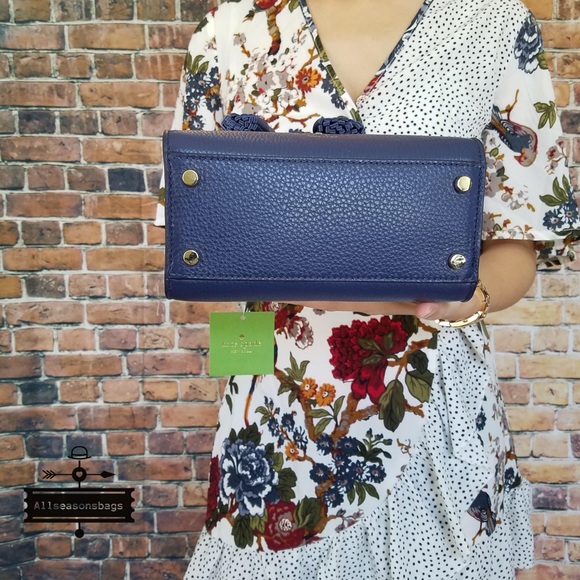Kate spade hayes Street Small Sam Blue ridge bag - Picture 5 of 8